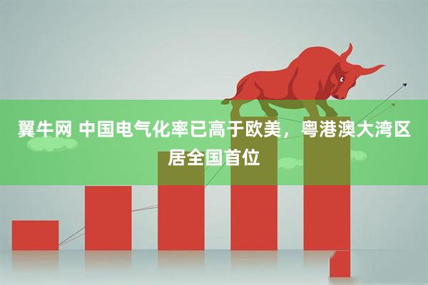 翼牛网 中国电气化率已高于欧美，粤港澳大湾区居全国首位